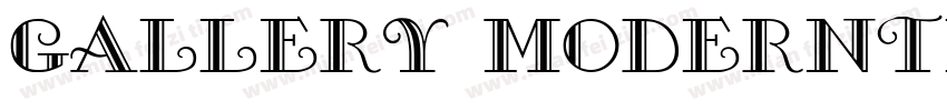 Gallery Moderntif字体转换